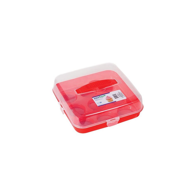 Cupcake Holder Holds 9 Cupcakes With Snap On Lid