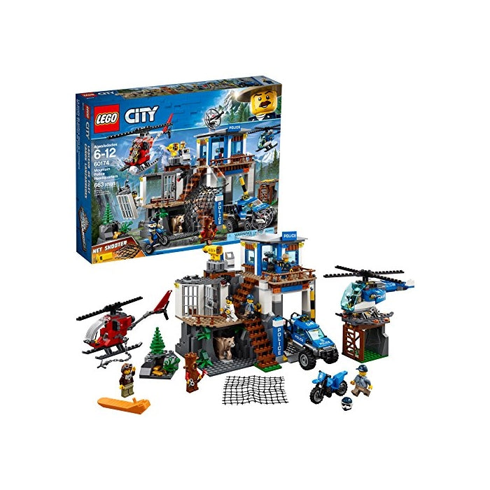 LEGO City Police Mountain Police Headquarters 60174 Building Kit (663 Piece)