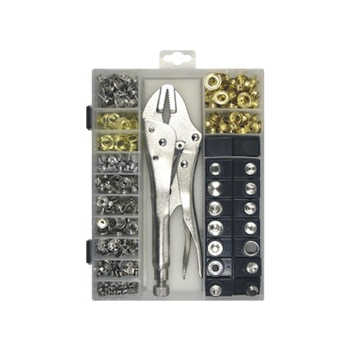 SeaSense Canvas Fastener Kit 450 Pieces Plus Tools