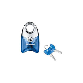 Master Lock 192D Translucent Front Access Padlock, Assorted Colors with Chrome
