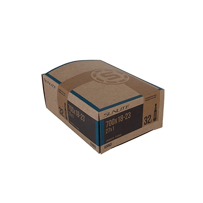 Sunlite Bicycle Tube, 700 x 18-23 (27 x 1) 32mm PRESTA Valve