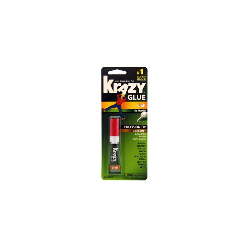 Krazy Glue KG36648R Instant Crazy Glue Craft Formula Gel 0.14-Ounce