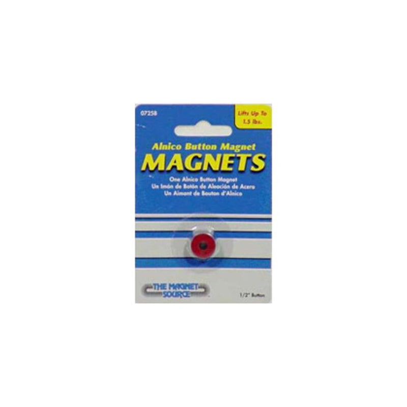 Master Magnetics #07258 1/2" Button Magnet