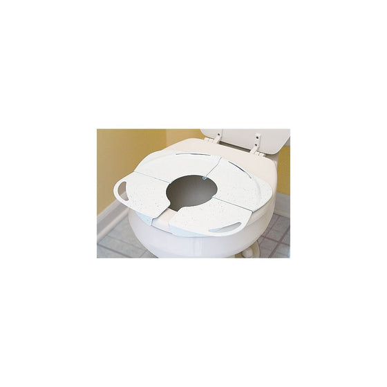 PRIMO Folding Potty with Handles, White granite