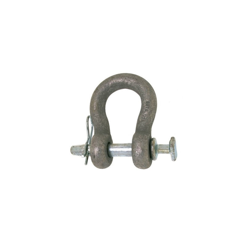 Campbell T3899916 Long Body Straight Clevis, Forged Steel Galvanized, 7/8" Body Diameter, 3/4" Pin Diameter, 16000 lbs Load Capacity