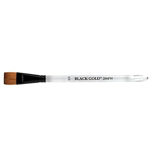 Dynasty Black Gold Series 206FW - Flat Wash Brushes - Size 3/4 (one brush)