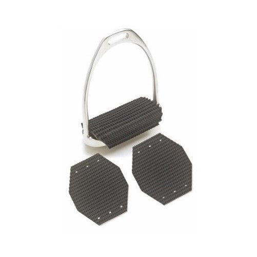 Super Comfort Stirrup Pads - English Black Size: 4.5