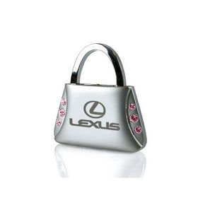 Lexus Pink Crystals Purse Key Chain