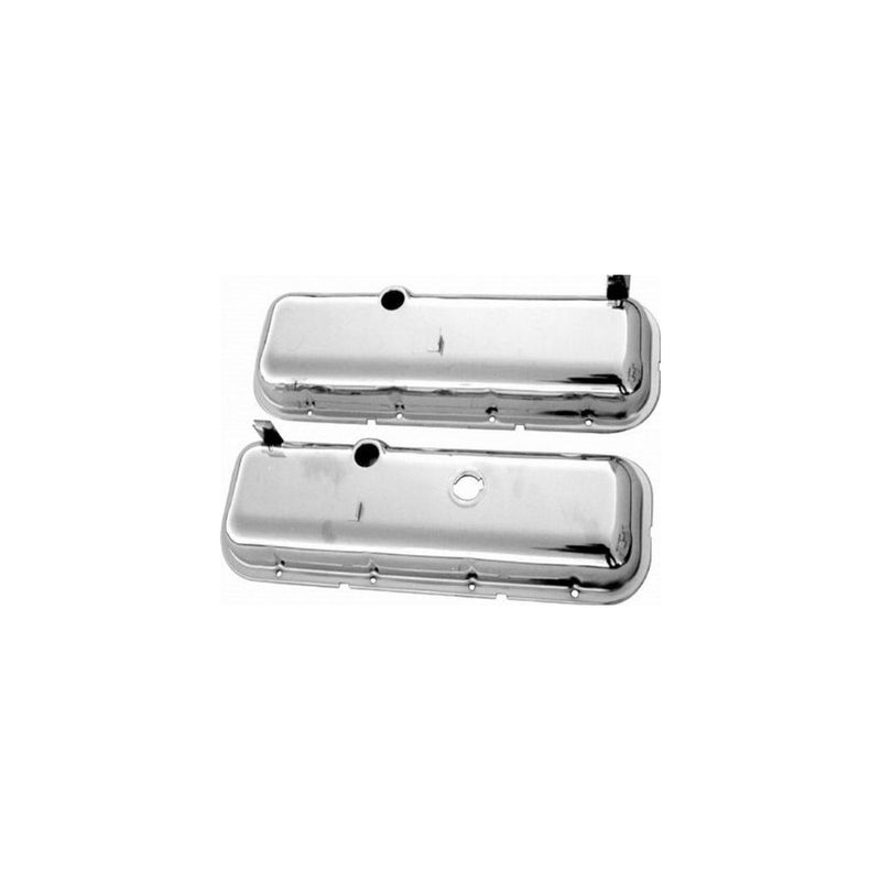 Racing Power Company R9503 Short Chrome OEM Style Valve Cover for Big Block Chevy
