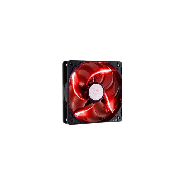 Cooler Master SickleFlow 120 - Sleeve Bearing 120mm 3-Pin LED Silent Fan for Computer Cases, CPU Coolers, and Radiators - Red