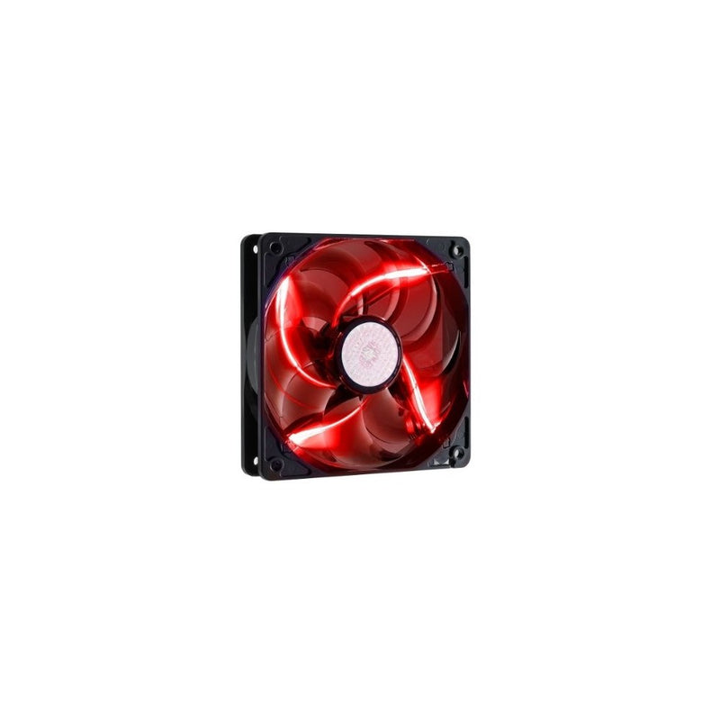 Cooler Master SickleFlow 120 - Sleeve Bearing 120mm 3-Pin LED Silent Fan for Computer Cases, CPU Coolers, and Radiators - Red