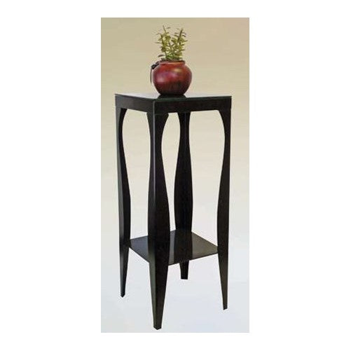Phone / Plant Stand in Black Finish ADS6082-bk