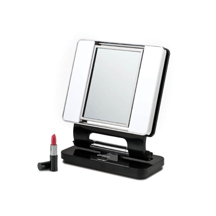 OttLite Makeup Mirror B41003 - 5x and 1x dual-sided magnification (White)