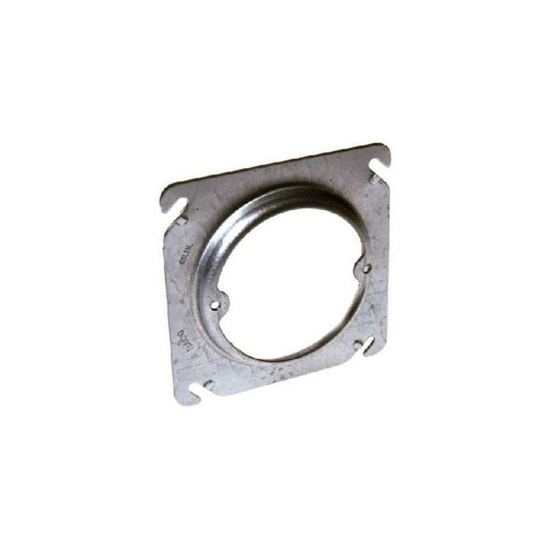 Hubbell-Raco 8756 Raised 5/8-Inch, Ears 2-3/4-Inch, 4-Inch Square Box Fixture Cover