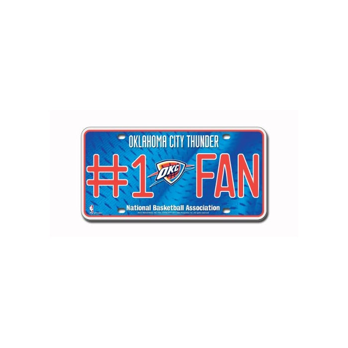 NBA Oklahoma City Thunder #1 Fan Metal Tag