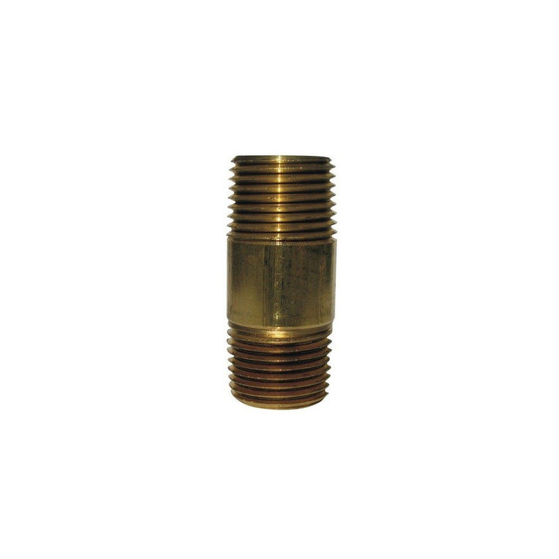 Jmf Nipple 1/8 " X 2 " Red Brass Bulk