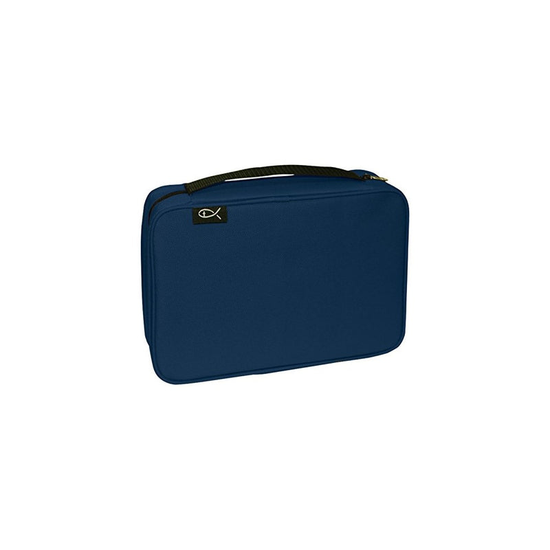 Divinity Boutique Bible Cover Basic Navy, Extra Large (21441)
