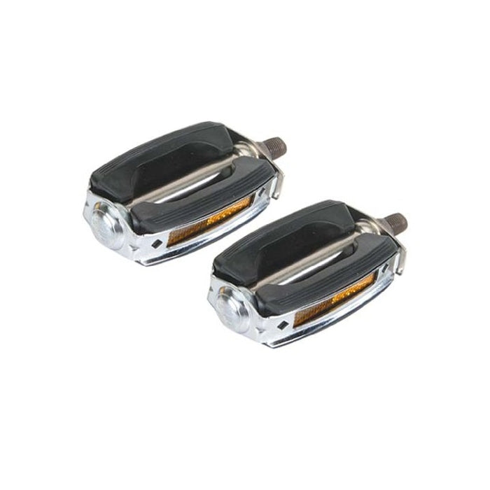 krate Pedals 1/2" Black/Chrome. Bike pedals, bicycle pedal, for lowrider , beach cruiser, chopper, limo, stretch bike