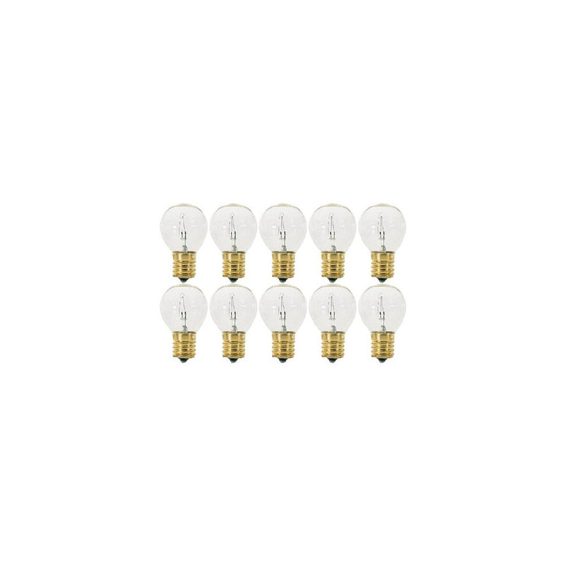 (Pack Of 10) 40S11/N - 40 Watt Clear (E17) Intermediate Base Hi-Intensity Light Bulbs