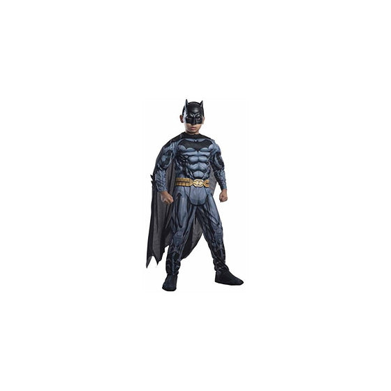 Rubies DC Comics Deluxe Muscle-Chest Batman Costume, Child Medium