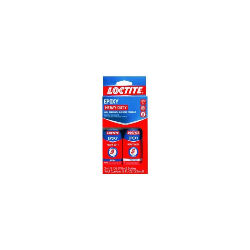 Loctite 1365736 Heavy Duty Epoxy Quick Set 8-Fluid Ounce Bottle (3 Pack)