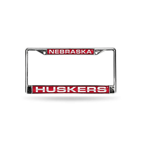 Nebraska Cornhuskers Official NCAA 12 inch x 6 inch Metal License Plate Frame by Rico Industries