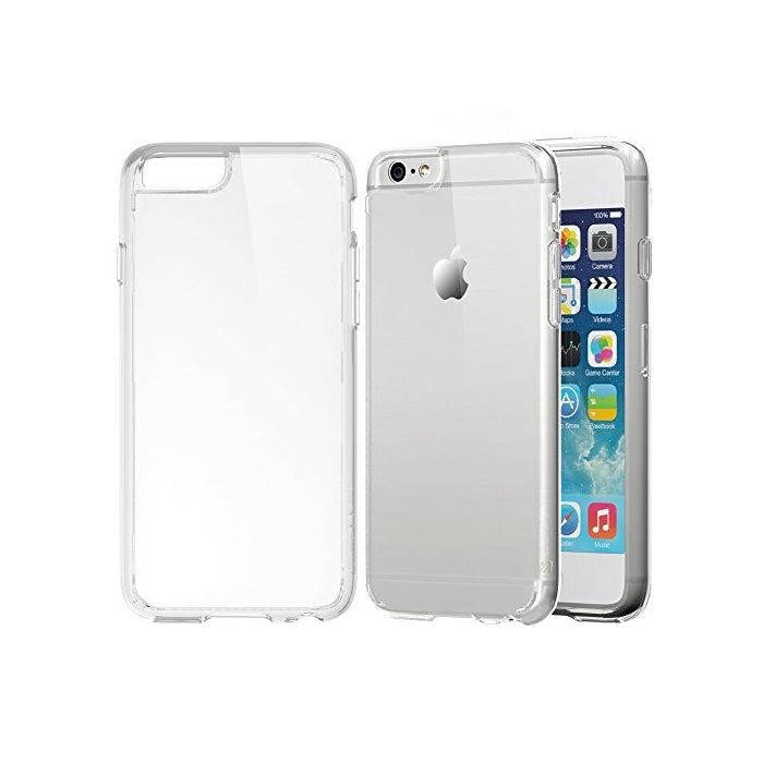 iPhone 6 Case, LUVVITT [CLEARVIEW] iPhone 6 (4.7) Case Bumper NEW [Hybrid Clear View Armor Series] [Crystal Clear] Bumper Case with Clear Back Panel - Retail Packaging - Bumper Case for iPhone 6 (4.7) (2014) - Crystal Clear