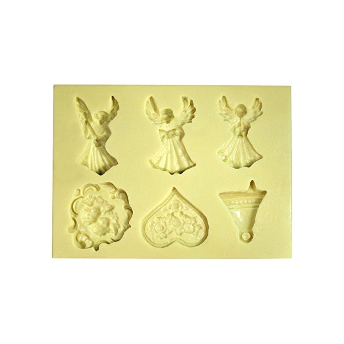 Mann Lake "Angel" Candle Mold, Set of 6