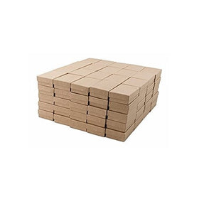 Kraft Cotton Filled Jewelry Box #32 (Case of 100)