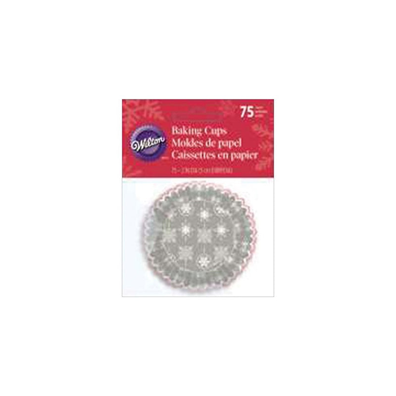 Wilton Snowflake Baking Cups. 75-Count