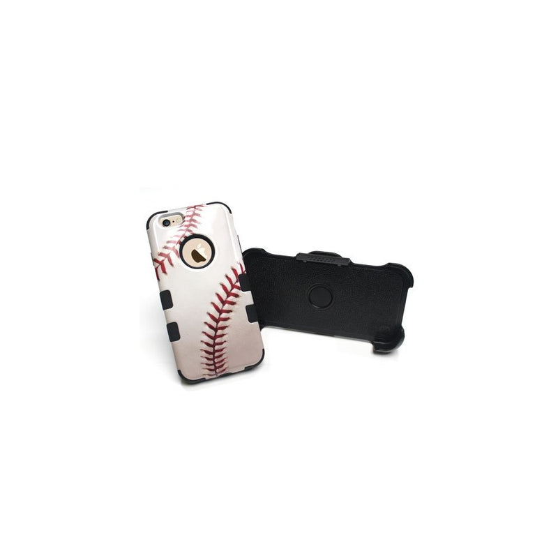 Asmyna Carrying Case for Apple iPhone 6S/6 - Retail Packaging - Basketball-Sports Collection/Black