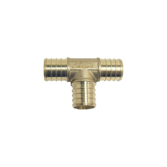 CONBRACO, Fitting Pex 3-4 Inch Tee Brass, BAG1