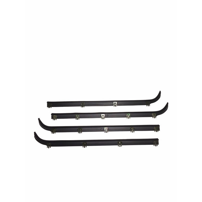 Make Auto Parts Manufacturing - New Door Window Sweep Felts Weatherstrip Seal Kit - 4 Pcs, For Chevy/GMC Truck
