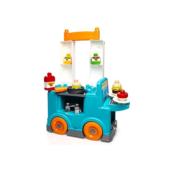 Mega Bloks First Builders Food Truck Kitchen Building Set