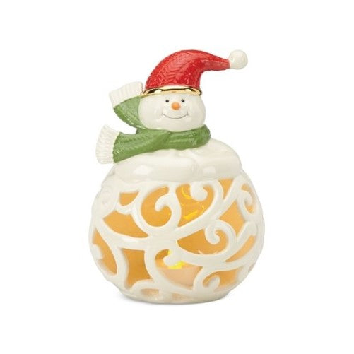 Lenox Merry and Bright 7" Snowman Lit Figurine