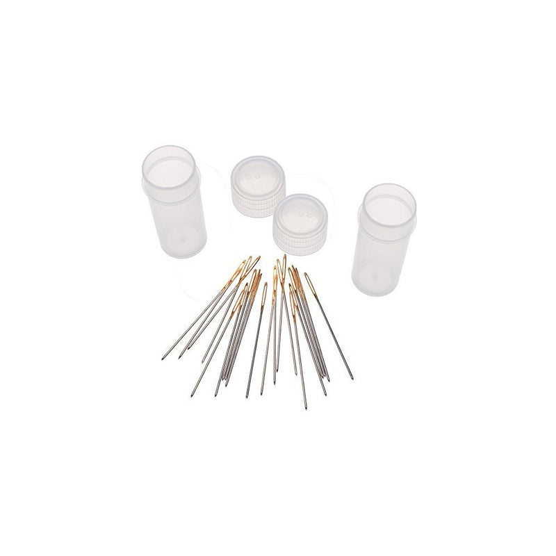 BCP 20pcs Cross Stitch/ Embroidery Hand Needles - Size 24