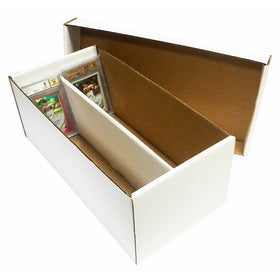 (1) Graded Shoe 2-Row Cardboard Storage Box - Baseball, Football, Basketball, Hockey, Nascar, Sportscards, Gaming & Trading Cards Collecting Supplies by MAX PRO - GSB