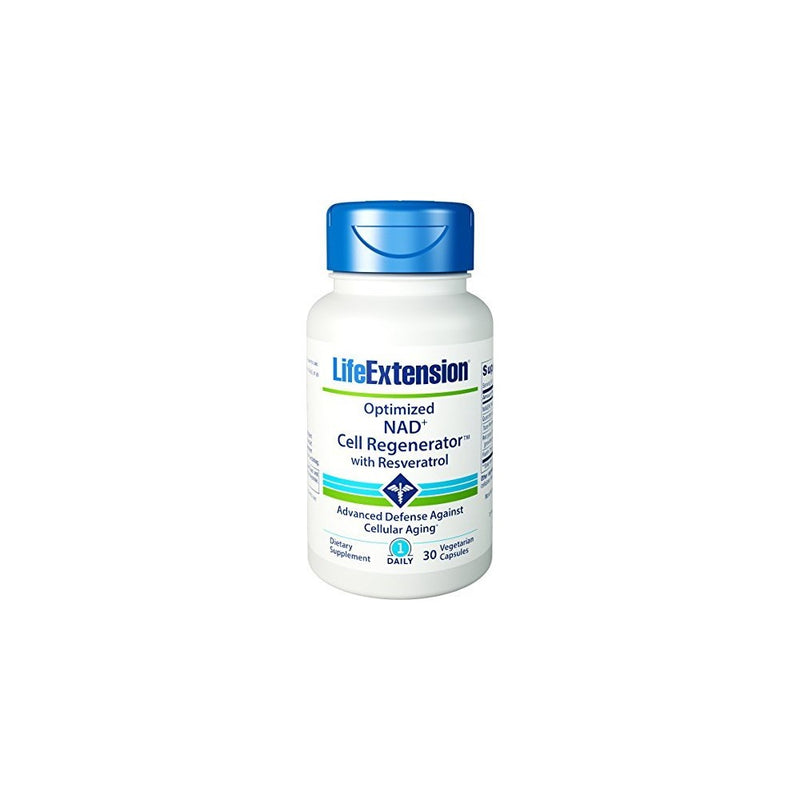 Life Extension Optimized NAD Cell Regenerator with Resveratrol, 30 Vegetarian Capsules