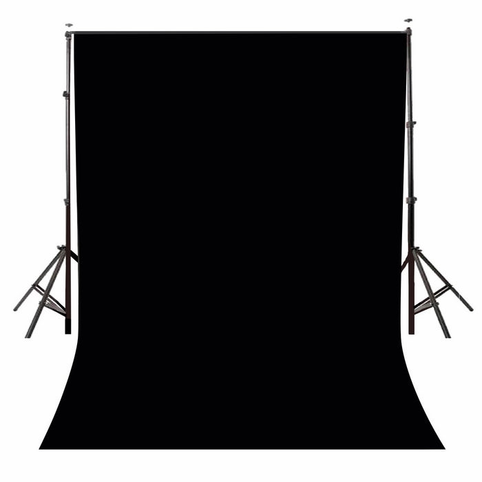 Lyly County Background 5x7ft Non-woven Fabric Solid Color Black Screen Photo Backdrop Studio Photography Props LY062