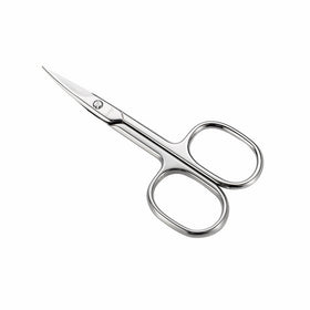 LIVINGO Premium Manicure Scissors Multi-purpose -1 pc 3.5 inch-Stainless Steel Cuticle Pedicure Beauty Grooming Kit for Nail, Eyebrow, Eyelash, Dry Skin, Nose Hair Curved Blade (MANICURE SCISSORS)