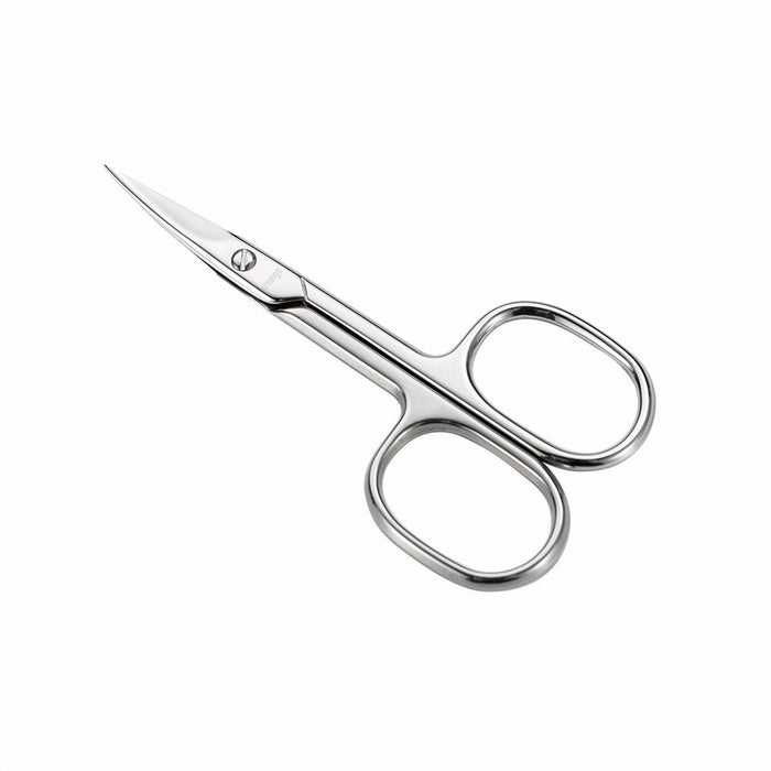 LIVINGO Premium Manicure Scissors Multi-purpose -1 pc 3.5 inch-Stainless Steel Cuticle Pedicure Beauty Grooming Kit for Nail, Eyebrow, Eyelash, Dry Skin, Nose Hair Curved Blade (MANICURE SCISSORS)
