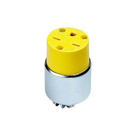 Leviton 615CA 15 Amp, 250 Volt, Cord Outlet, Armored, Grounding, Steel
