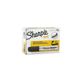 Sharpie 15001 Box of 12 Sharpie Pro King Size Chisel Tip Permanent Markers