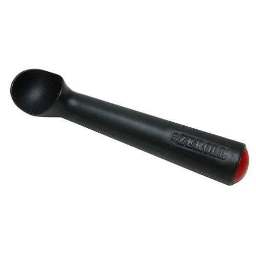 Zeroll 1030-ZT Zerolon Hardcoat Anodized Commercial Ice Cream Scoop with Unique Liquid Filled Heat Conductive Handle Easy Release 60 Scoops per Gallon Made in USA, 1-Ounce, Black