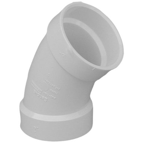 Genova Products 70614 45° Elbow Pipe Fitting, 1 1/4"