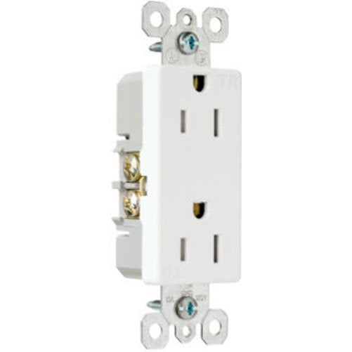 Legrand - Pass & Seymour 885TRWCC12 DECOR 15A RECEP W/TAMPER RESISTDECOR 15A RECEP W/TAMPER RESIST