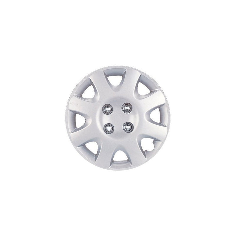 Drive Accessories KT-895-14S/L, Honda Civic, 14" Silver Lacquer Replica Wheel Cover, (Set of 4)