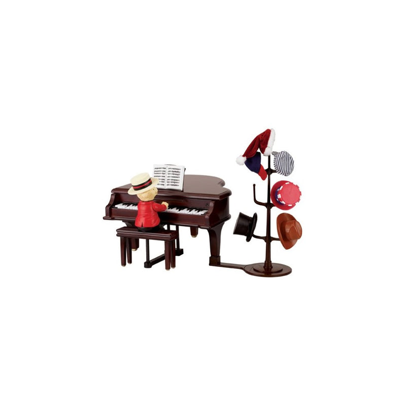 Gold Label Teddy Takes Requests with Baby Grand Piano Music Box