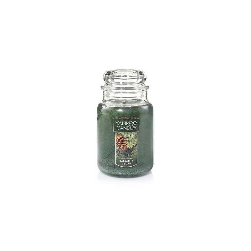 Yankee Candle Large Jar Candle, Balsam & Cedar