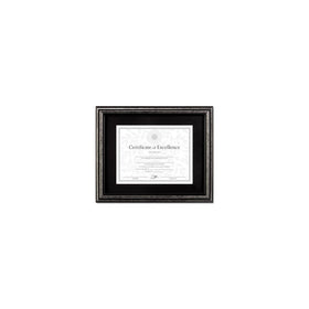 DAX N15790ST Document Frame, Desk/Wall, Wood, 11 x 14, Antique Charcoal Brushed Finish